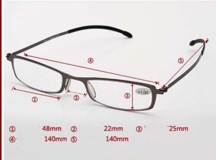 แว่นตาสายตายาว-กรอบไทเทเนี่ยม-คุณภาพดีแข็งแรง-สินค้ามาใหม่-ค่าสายตา-1-00-4-00-ของพร้อมส่งในไทย-รุ่น-r12019