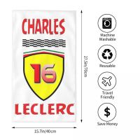 Charles Leclerc ผ้าขนหนู ดูดซับน้ํา ทรงสี่เหลี่ยม ขนาด 70x40 ซม. สําหรับเล่นกีฬา โยคะ ฟิตเนส วิ่ง (3) hl