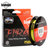 SeaKnight FIRE 150M 300M เอ็นตกปลาสาย Smooth PE เอ็นตกปลา MONO Floating Line น้ำเค็ม 6-40LB