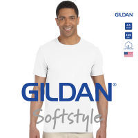 GILDAN® ซอฟสไตล์ เสื้อยืดแขนสั้น - ขาว 30N