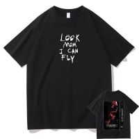 เสื้อยืด ผ้าฝ้าย 100% พิมพ์ลายโลโก้ตัวอักษร I Can Fly สไตล์ฮิปฮอป สําหรับผู้ชายS-5XL  B95L