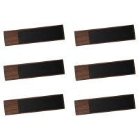 6X Wooden Chalkboard Tap Handle for Beer Keg Beer Tower Dispenser Beer Tap Bar Tools with Chalkboard Writable Christmas