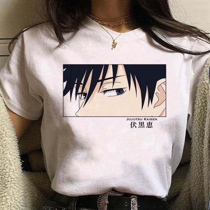 เสื้อยืด-jujutsu-kaisen-สำหรับผู้หญิงเสื้อผ้าแนวสตรีทญี่ปุ่นเด็กผู้หญิงเสื้อยืดขบขัน