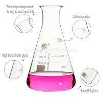 ✹✹ 1PC 50ml To 1000ml Borosilicate Glass Erlenmeyer Conical Flask for Lab Chemical Equipment