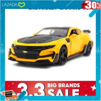 [ Gift เกมฝึกสมอง.เสริมสร้าง ] โมเดลรถเหล็ก CHEVROLET CAMARO 2018 สีเหลือง (Scale 1:32) โมเดลคาเมโร มีเสียงมีไฟ พร้อมตั้งโชว์ [ ผลิตจากวัสดุคุณภาพดี Kids Toy ].