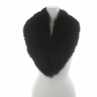 No Brand Scarf Tippet Fox Fur Black Direct from Japan Secondhand