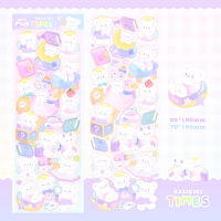 สติกเกอร์ GaLiCiCi Original Cute Little White Bear Series ครั้งเดียว|สติกเกอร์การ์ด DIY Goo ดั้งเดิม / ขนม