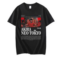 Akira Neo Tokyo T เสื้อผู้หญิงผู้ชาย Anime Harajuku สบายๆ Ulzzang สไตล์ญี่ปุ่นแขนสั้นฤดูร้อน Tops Tees