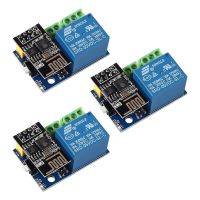 【CW】3PCS ESP8266 ESP-01S Wireless WiFi Transceiver Relay Module Compatible with Arduino Smart Home Remote Control Unlock Set