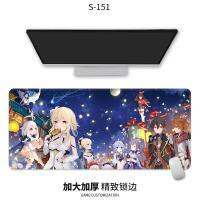 （A LOVABLE） Genshin90x40cm ขนาดใหญ่ M Ousepad Gamer อะนิเมะ T Eclado Gamer เสื่อตารางเหมาะสำหรับสาวห้องนอนเสื่อโต๊ะคอมพิวเตอร์