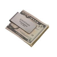 Fils Custom Money Clip Personalized Engraving Name Logo Money Clip Bank Card Wallet Decoration Men Christmas Gift for Family New Wallets