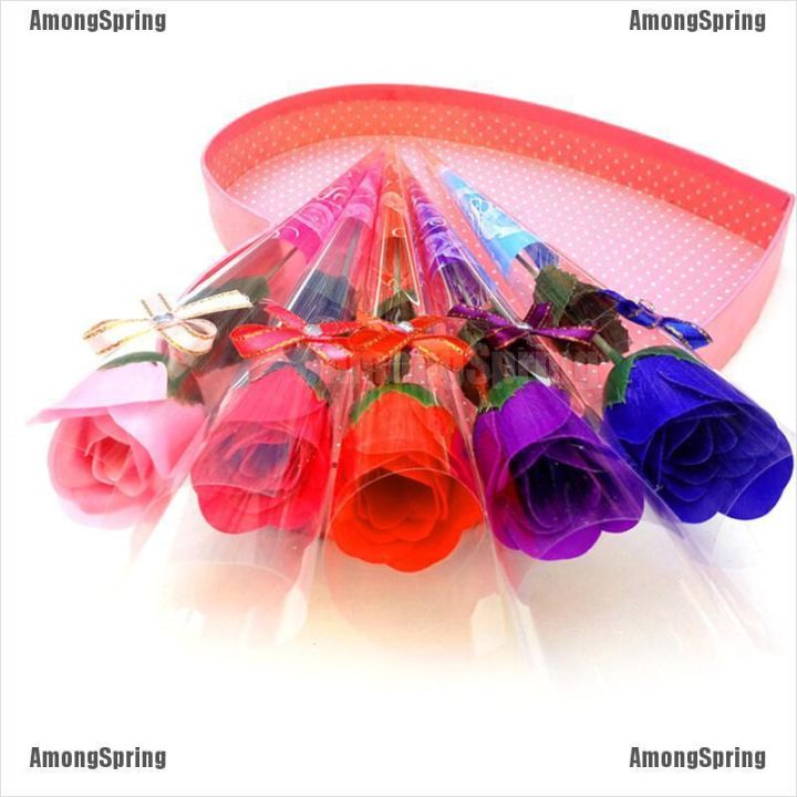 amongspring-ready-stock-5pcs-beautiful-soap-rose-flower-teachers-day-valentines-day-creative-gift