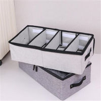 Folding Storage Box Underwear Divider Lidded Closet Organizer Shoes Storage Organizer Box Dust Cover Drawer Organizer Adjustable