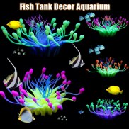 Aquarium Glow Trang Trí Nhân Tạo Phát Sáng Hiệu Ứng San Hô Rong Biển Cây