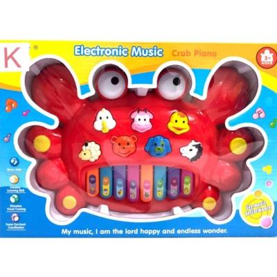 [ ของเล่นเสริมทักษะ Kids Toy ] THETOY ออร์แกน เสียงดนตรี เสียงสัตว์ และ ตัวโน้ต รูปปู สำหรับคุณหนู ๆ [ เสริมสร้างพัฒนาการสมอง เกมครอบครัว ].