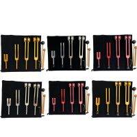 4 Pcs Tuning Fork Sound Healing ชุด128Hz OM 136.1Hz MI 528Hz 4096Hz Tuning Fork Chakra Solfeggio สมาธิ