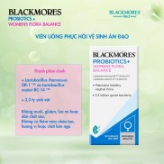 Men vi sinh Blackmores Probiotics+ Womens Flora Balance 30 viên