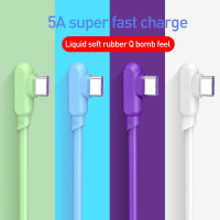 Micro USB Type C 90 Degree Elbow Quick Charging Cable Mobile Phone Fast Charger Data USB Cable For Samsung Xiaomi