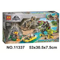 Lego Jurassic series Tyrannosaurus vs Mecha Dinosaur 75938 assembled building block toy 11337