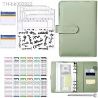✣□◕ PU Leather Notebook A6 Planner Binder Inner Page Zipper Envelopes Cash Budgeting Money Organizer for Cash Budget Binder Stickers