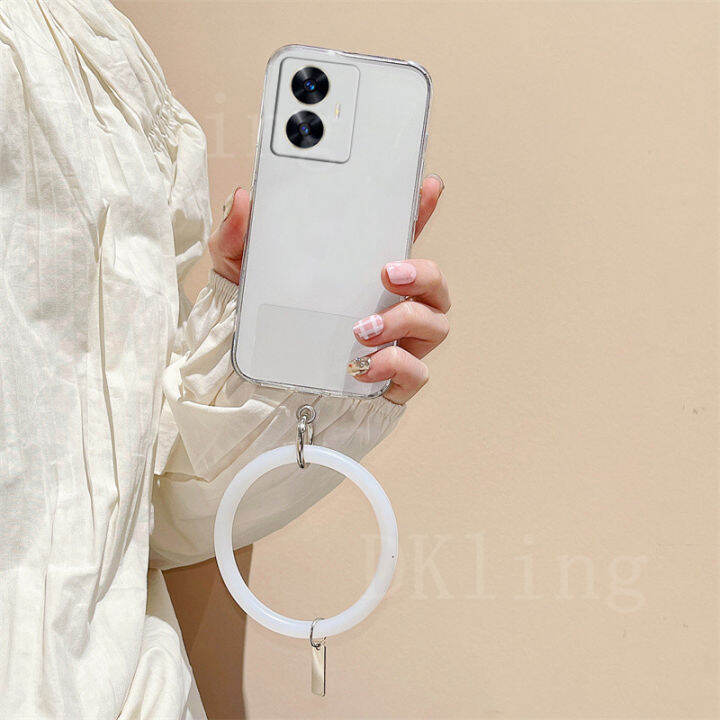 เคสโทรศัพท์โปร่งใสสำหรับ-realme-c55-nfc-พร้อมสร้อยข้อมือแฟชั่นซิลิโคนปลอกอ่อน-realme-c55-c55nfc-c33-c35-c31-c30-c30s-c55-c25-c25s-c21-c20-c11ฝาหลัง-realme-2023