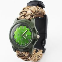 [COD] wholesale outdoor products two-color watch strap multifunctional sports bracelet