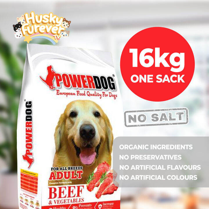 Powerdog Premium Organic Dry Food for Adult & Puppy 16KG Lazada PH