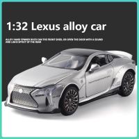 รถโมเดล1/24สามารถเปิดได้ประตูยานยนต์หล่อจากโลหะผสมของ Lexus รถของเล่นสะสมพร้อมไฟและเสียงของเล่นสำหรับเด็กผู้ชายเด็กวัยหัดเดินของขวัญ