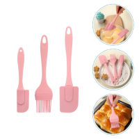 Chaoshihui 3PCS ซิลิโคน spatulas cream spatulas non- เครื่องมืออบแปรงน้ำมัน