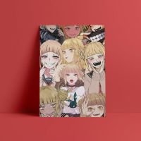 Himiko Toga Boku No Hero Academia อนิเมะศิลปะบนผนังพิมพ์โปสเตอร์ผ้าใบวาดภาพภาพนอร์ดิก69F สมัยใหม่0706