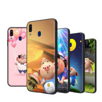 Cute Pig อ่อนนุ่ม เคสโทรศัพท์ หรับ VIVO Y53 Y91C Y55 Y55S Y93 Y95 Y53S Y81I Y50 Y71 Y30 Y91 V15 V11 Y81S V20 Y81 V23 V21E V21 V20I Pro SE Black ปก