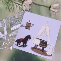 Trojan doll crib DIY Craft Metal Cutting Die Scrapbook Embossed Paper Card Album Craft Template Stencil Dies