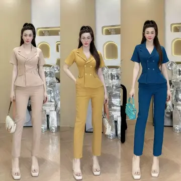 Top hơn 55 về bộ vest nữ quần dài mới nhất  Du học Akina