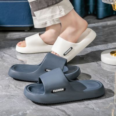 【CC】﹊△  Men Slippers Indoor Beach Eva Soft Flip Flops Anti-Odor Anti-Slip 4cm ​Thick Bottom Platform Shoes