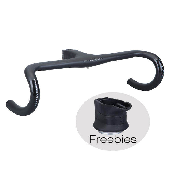 Full Carbon Fiber Road Bike Integrated Handlebar 28.6mm Carbon Fiber ...