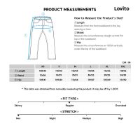 Lovito Casual Plain Paperbag High Waist Zipper Belted Jeans L27LD024 (Blue)