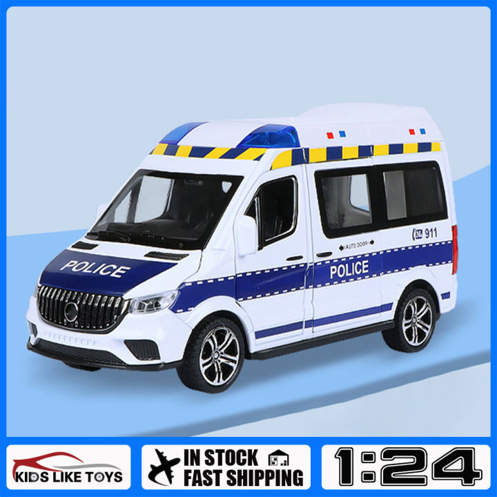 รถ1-24รถเบนซ์สปรินเตอร์รถพยาบาลโมเดลรถยนต์รถของเล่นอัลลอยหล่อโลหะสำหรับ-kids-toys-ยานพาหนะสะสมงานอดิเรก