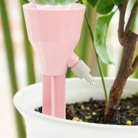 Rong Rong shop ระบบชลประทานแบบหยดปรับได้ self watering spikes สำหรับการชลประทานพืช