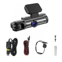 Video Recorder DVR Dash Cam 150-degree Car Accessories Vision Portable Night Recording Loop G-Sensor Lens Camera Dual O3S3