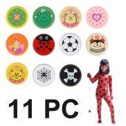 11 cái bộ Dễ Thương in hình động vật Bằng Gỗ Yoyo Đồ Chơi Ladybug Đồ Chơi