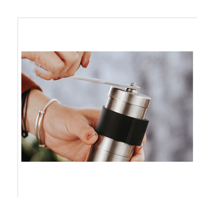 portable-manual-coffee-grinder-higher-hardness-conical-ceramic-burrs-stainless-steel-hand-with-fine-powder-adjustment