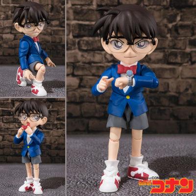 Figma ฟิกม่า S.H.Figuarts จากการ์ตูนเรื่อง Detective Conan Edogawa ดีแทคทีฟ ยอดนักสืบจิ๋วโคนัน เอโดงาวะ โคนัน Shinichi Kudo คุโด้ ชินอิจิ Ver Action Figure แอ็คชั่น ฟิกเกอร์ Anime Hobby โมเดล ตุ๊กตา อนิเมะ การ์ตูน มังงะ ของขวัญ ขยับได้ Doll manga Model