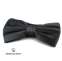 GIORGIO DEL SARTO Two-Fold Silk Bow Tie โบว์ไทผ้าไหมสองจีบ