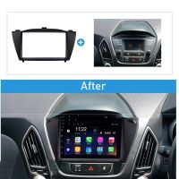 Double Din Car Radio Fascia Trim Kit Install Frame DVD Panel Stereo Interface for HYUNDAI TUCSON IX35 2010+ 178X102mm