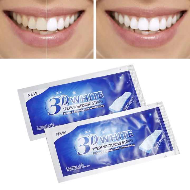 1Pcs 3D Gel Tooth Whitening Strips, Dry Tooth Paste Bleaching Tooth