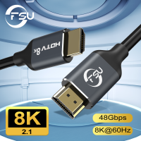 【2023】FSU 8K สายเคเบิลที่รองรับ 48Gbps HDCP2.3รองรับ4K 120Hz60Hz 1080P 120Hz60Hz สำหรับ Switch Splitter PS4โปรเจคเตอร์