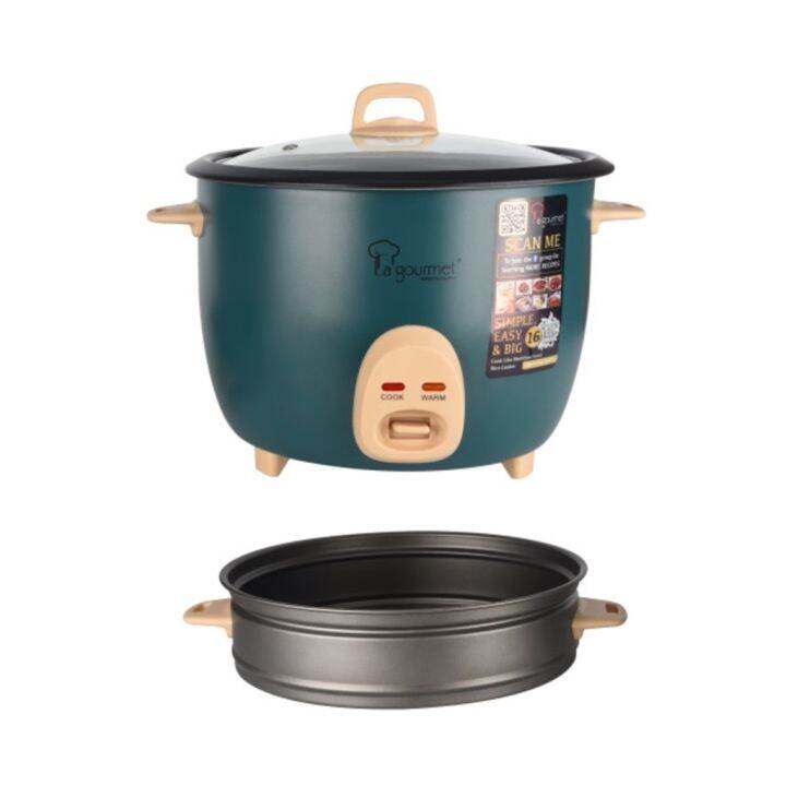 Multifunction cooker and voltage cooker La gourmet 2.8L Rice Cooker