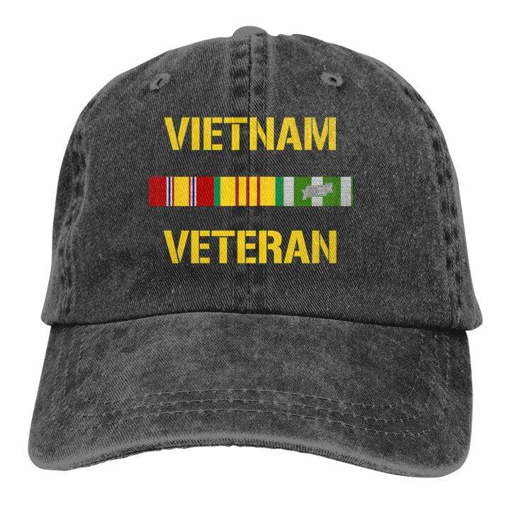 Vietnam Veteran Ribbon Bar Baseball Cap cowboy hat Peaked cap Cowboy ...