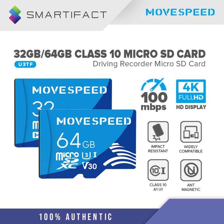 Move Speed Micro SD Card 32GB64GB128GB 4K High Speed And Durable
