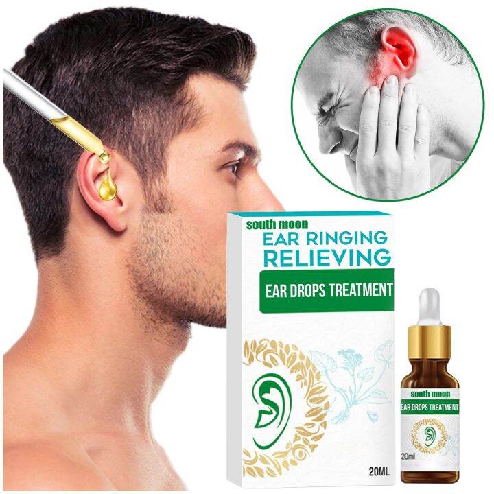 Original South Moon Ear Ringing Treatment Oil Deafness Earache Relieve